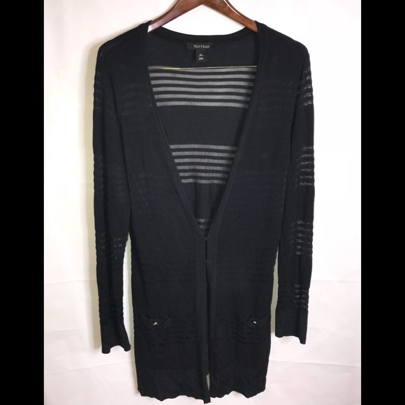 White House Black Market Sweaters - White House Black Market Knit Cover Up Size XL White House Black Market Sweaters - White House Black Market Knit Cover Up Size XL